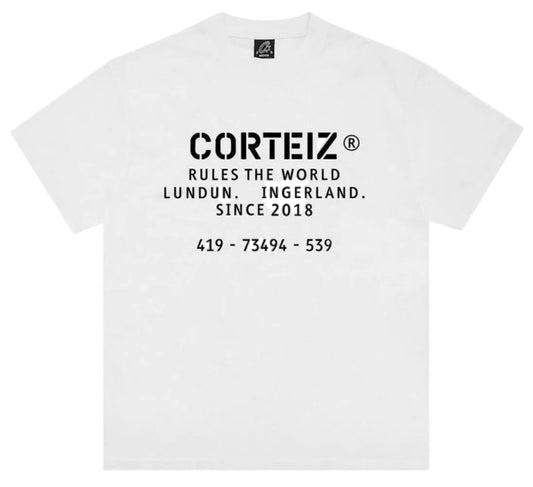 Camiseta Corteiz OG Stencil White