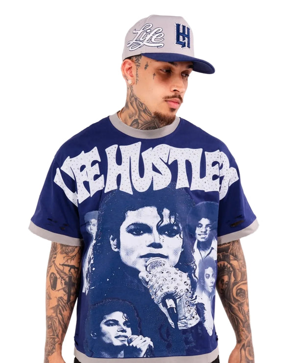 Camiseta Life Hustler Michael Jackson