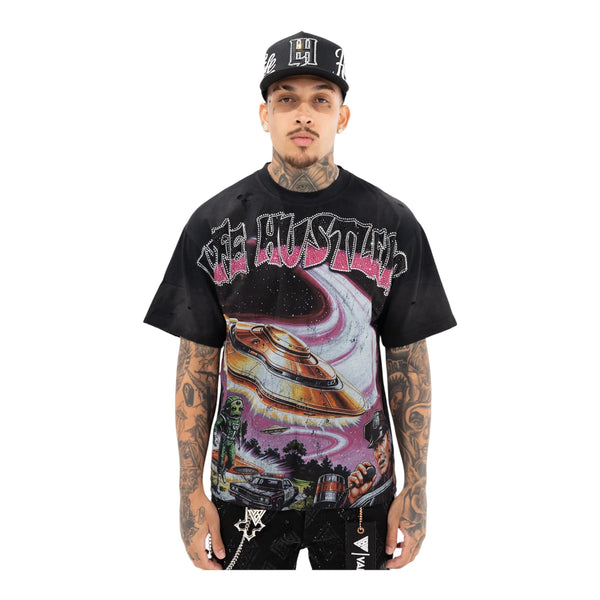 Camiseta Life Hustler Alien Invasion