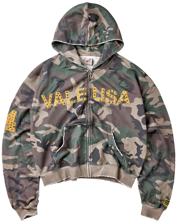 Campera Vale Forever Camo Zip Up