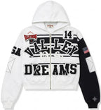 Campera Vale Forever Collage Zip Up Oreo