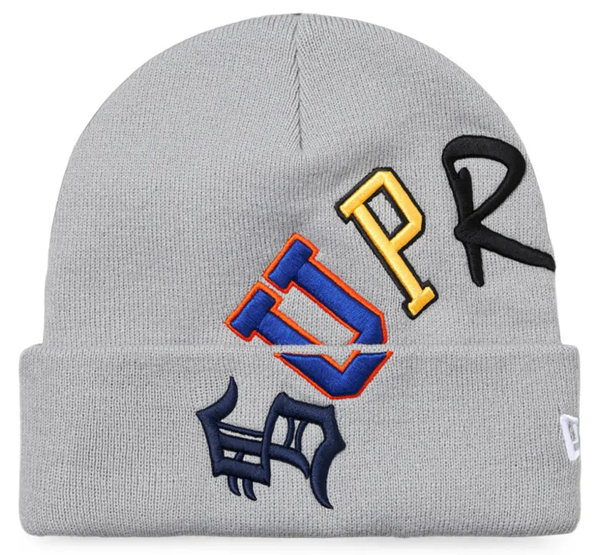 Gorro De Lana Supreme x New Era Arc Grey