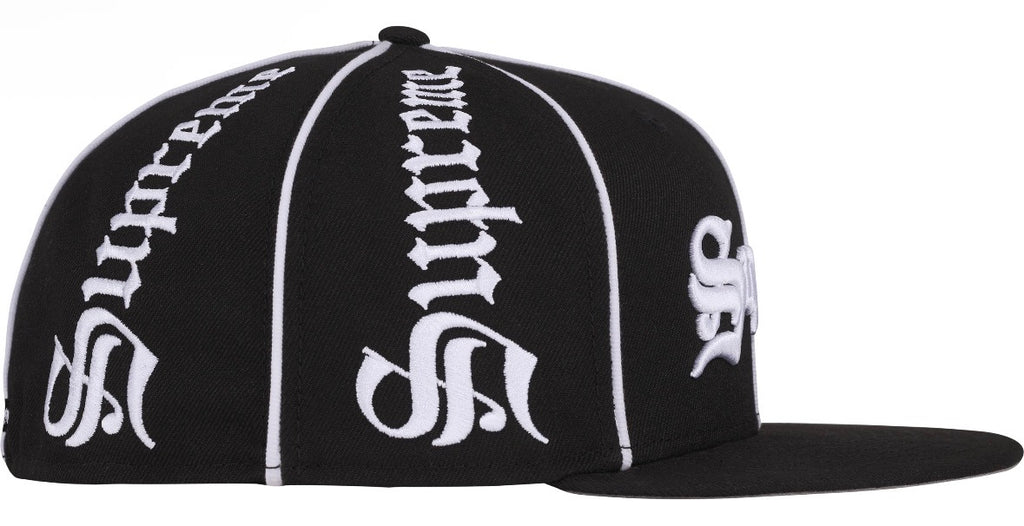 Gorro Supreme x New Era Piping Script Black