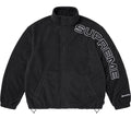 Campera Supreme Spellout Embroidered Polartec Black