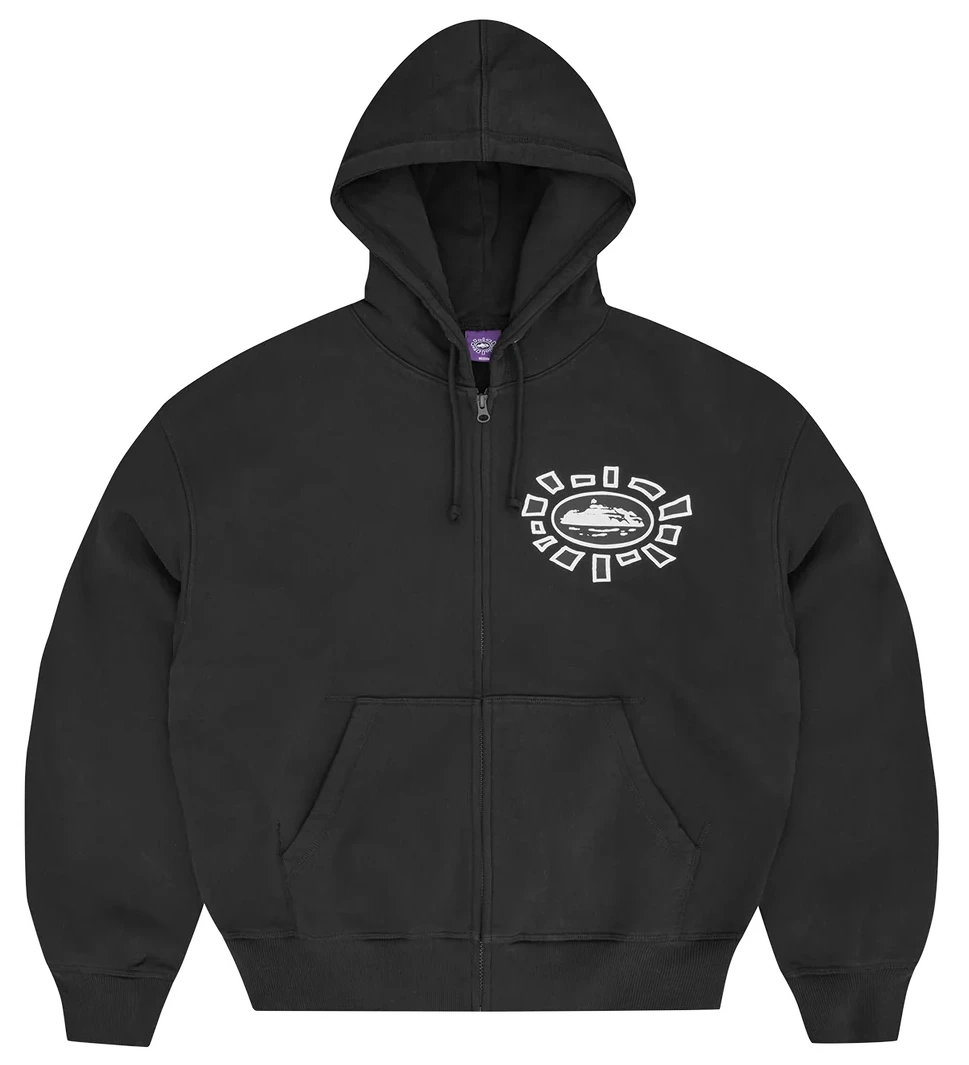 Campera Corteiz Zip Black