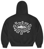 Campera Corteiz Zip Black