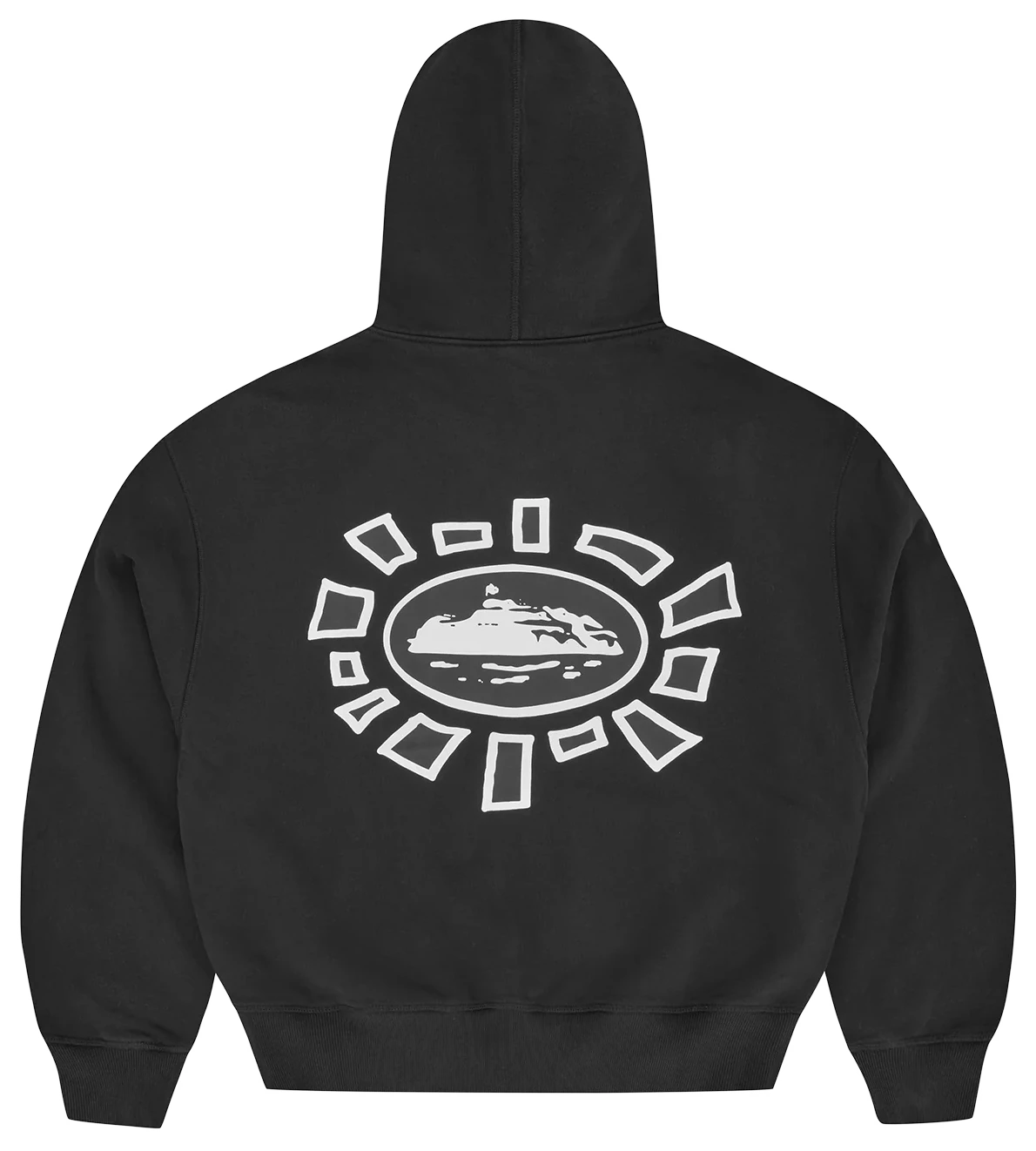 Campera Corteiz Zip Black