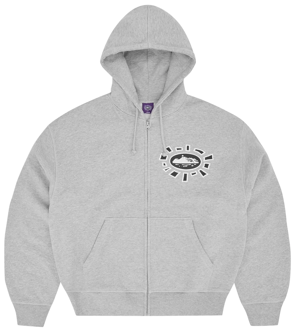 Campera Corteiz Zip Grey