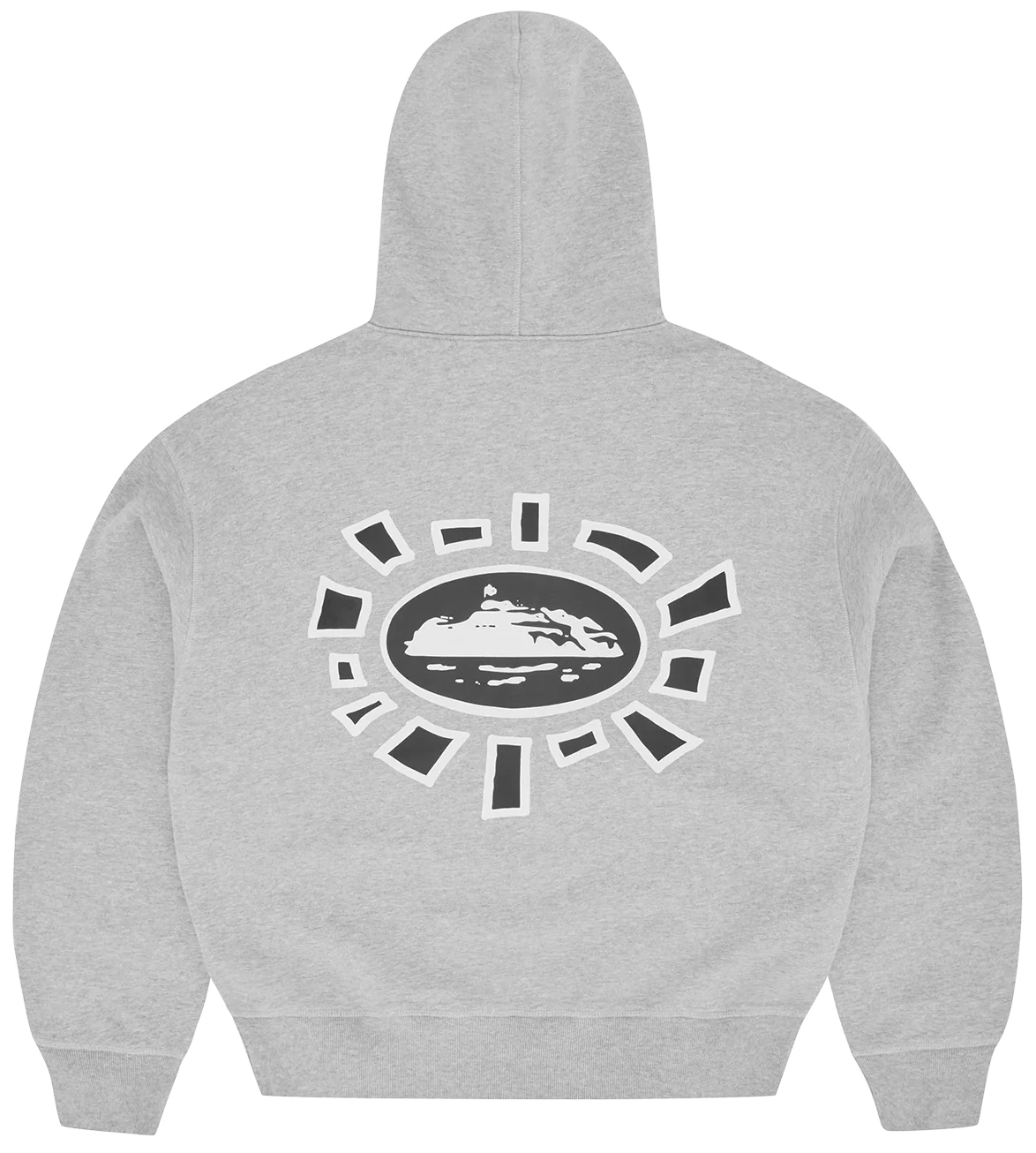 Campera Corteiz Zip Grey