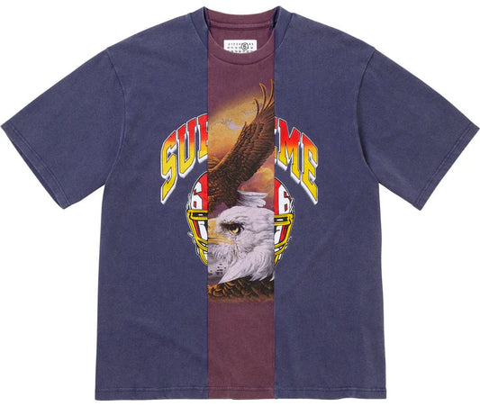 Camiseta Supreme X MM6 Maison Margiela Split S/S Top Navy