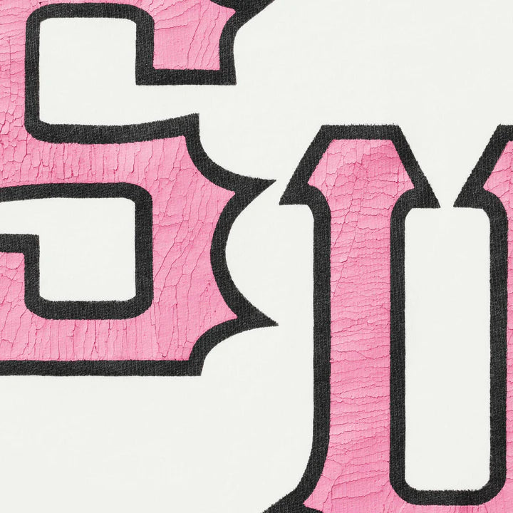 Camiseta Supreme Cracked Spellout S/S Top Washed White