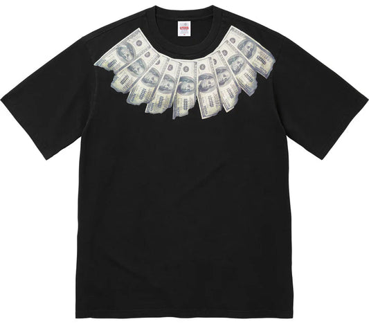 Camiseta Supreme X MM6 Maison Margiela Money S/S Top Black