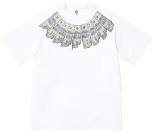 Camiseta Supreme X MM6 Maison Margiela Money S/S Top White