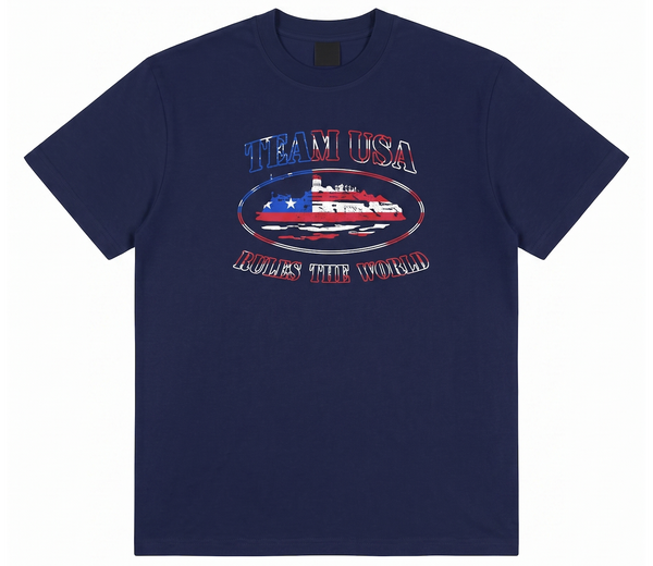 Camiseta Corteiz USA Rules the World Cup