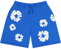 Short Denim Tears Cotton Wreath Blue