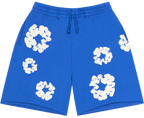 Short Denim Tears Cotton Wreath Blue