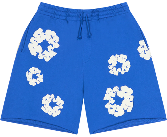 Short Denim Tears Cotton Wreath Blue