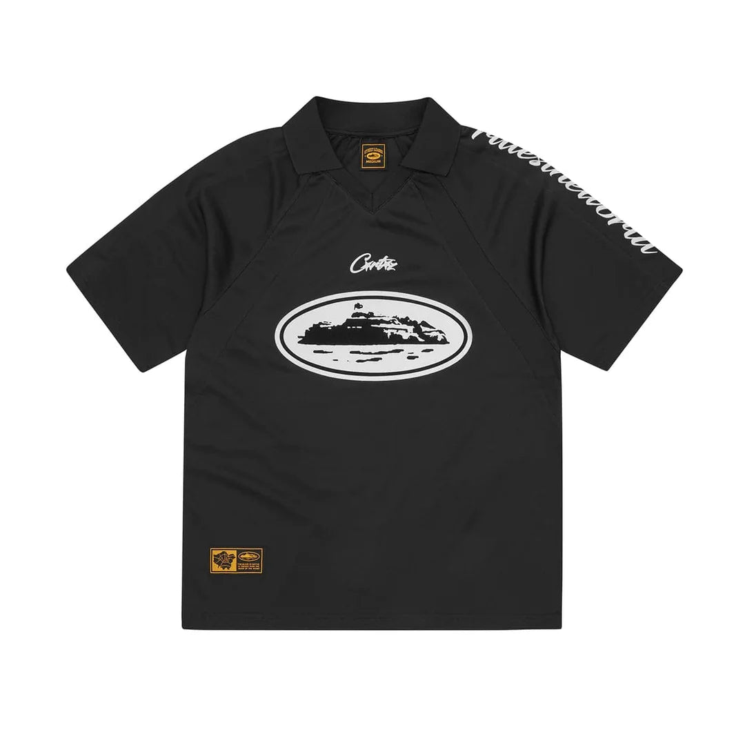 Camiseta Corteiz Alcatraz Football Jersey Black