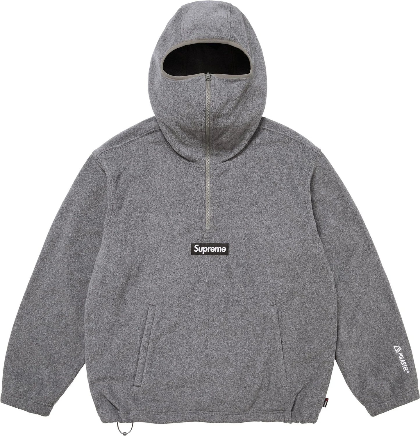 Campera Supreme Polartec Face Mask Half Grey