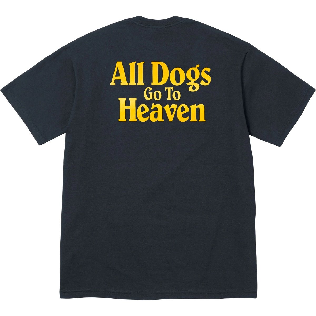Camiseta Supreme All Dogs Go To Heaven Navy