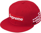 Gorro Supreme Bones Box Logo New Era Red