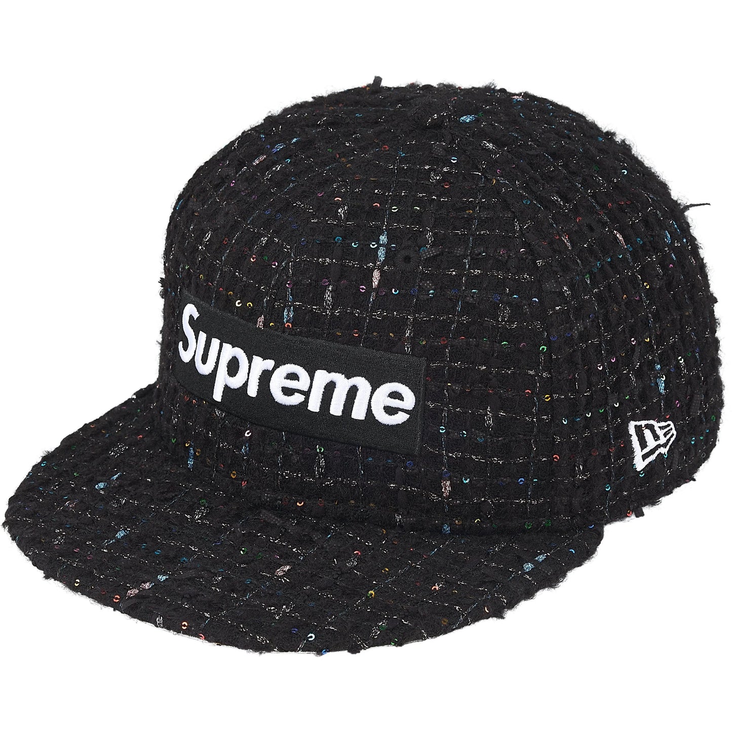 Gorro Supreme Bouclé Box Logo New Era Black