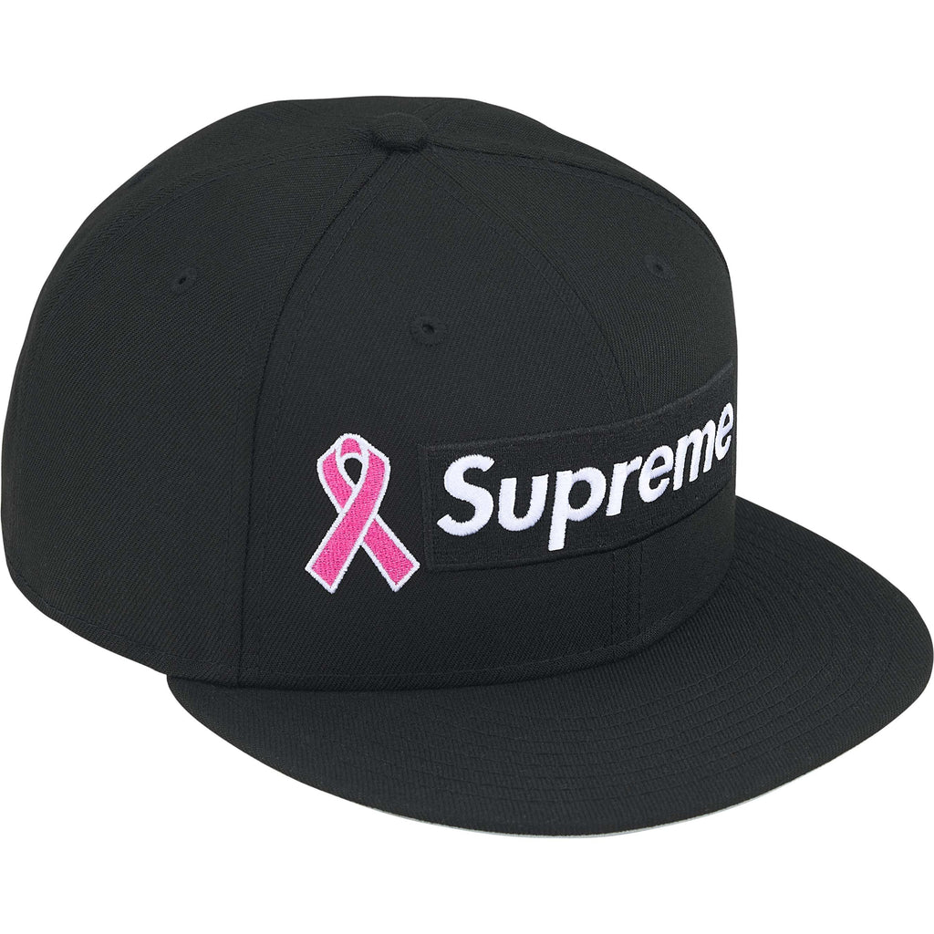Gorro Supreme Breast Cancer Awareness Box Logo New Era Black