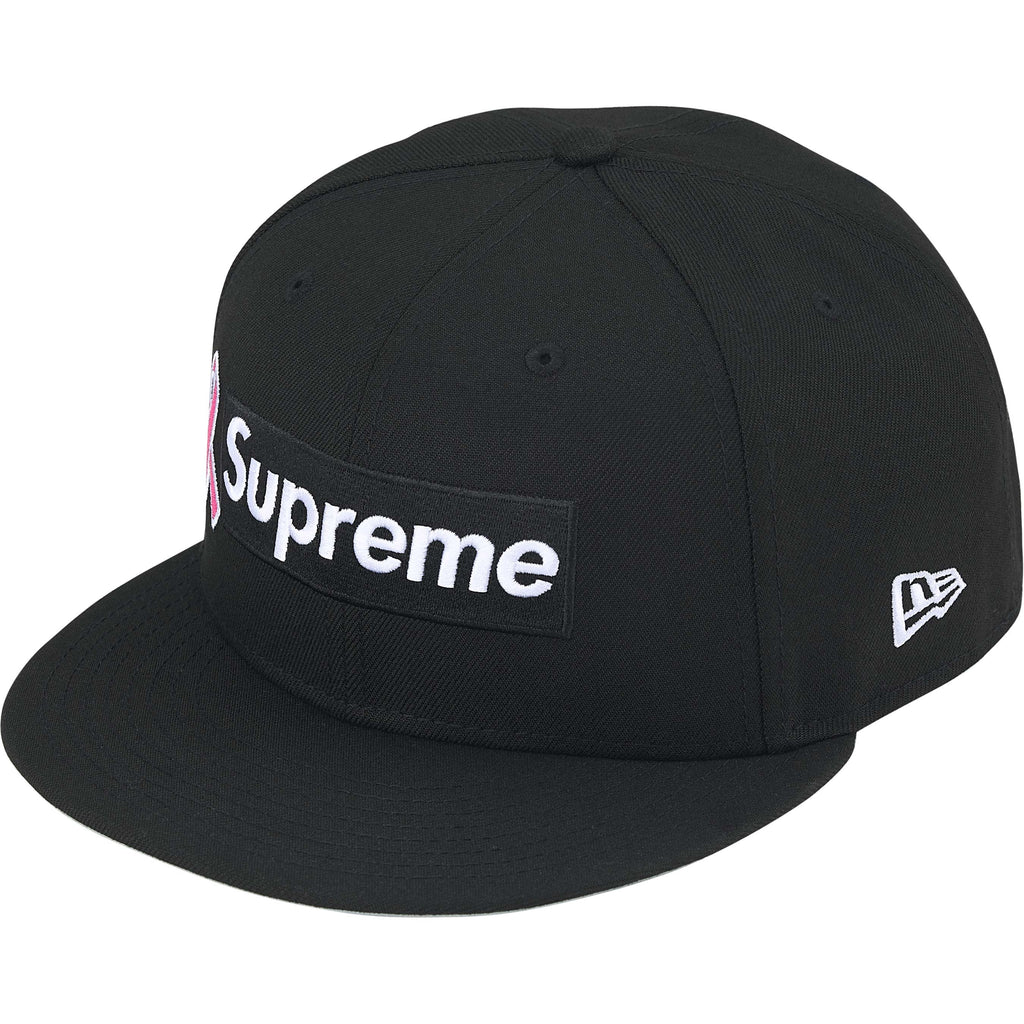Gorro Supreme Breast Cancer Awareness Box Logo New Era Black