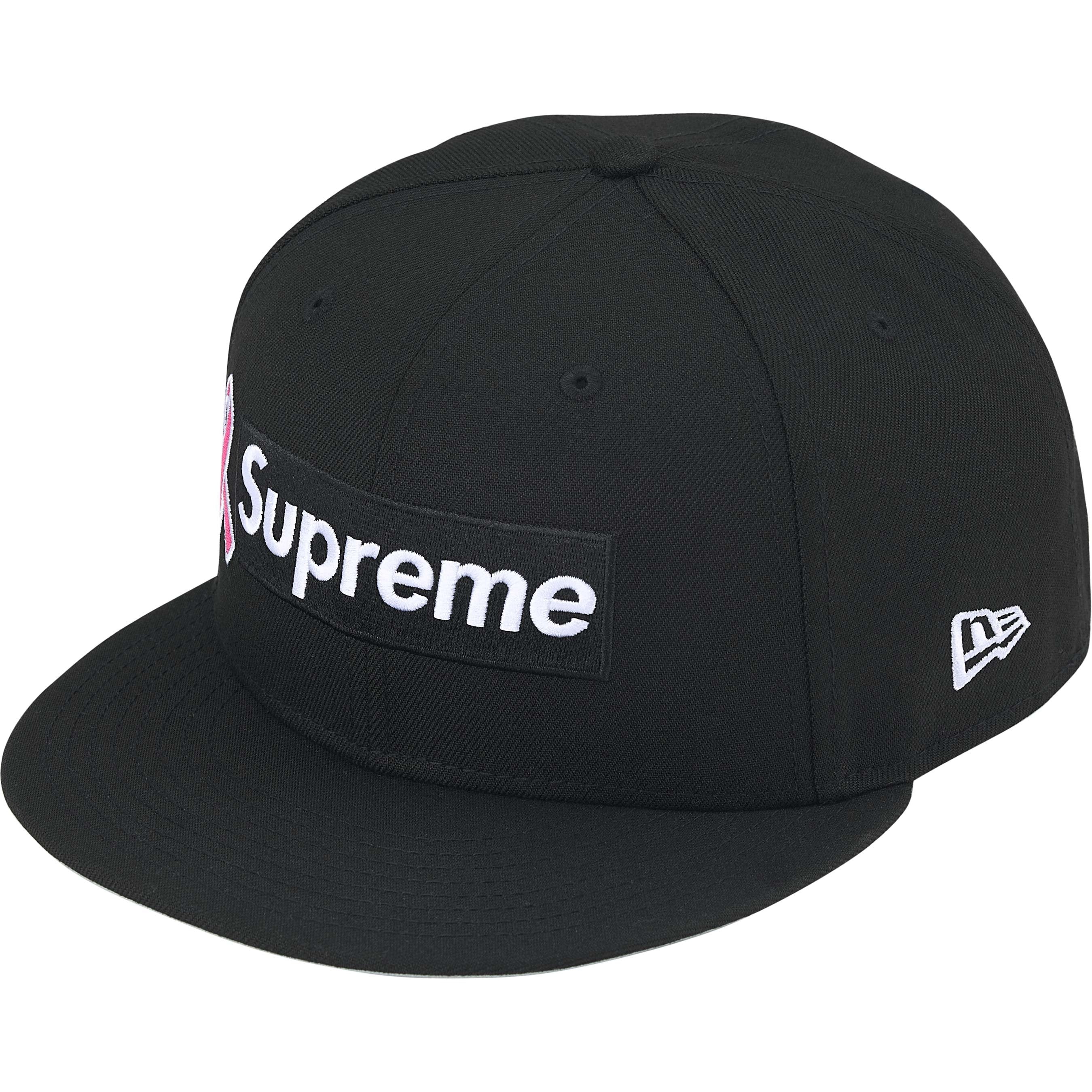 Gorro Supreme Breast Cancer Awareness Box Logo New Era Black