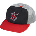 Gorro Supreme Contrast S Mesh Back 6-Panel Grey