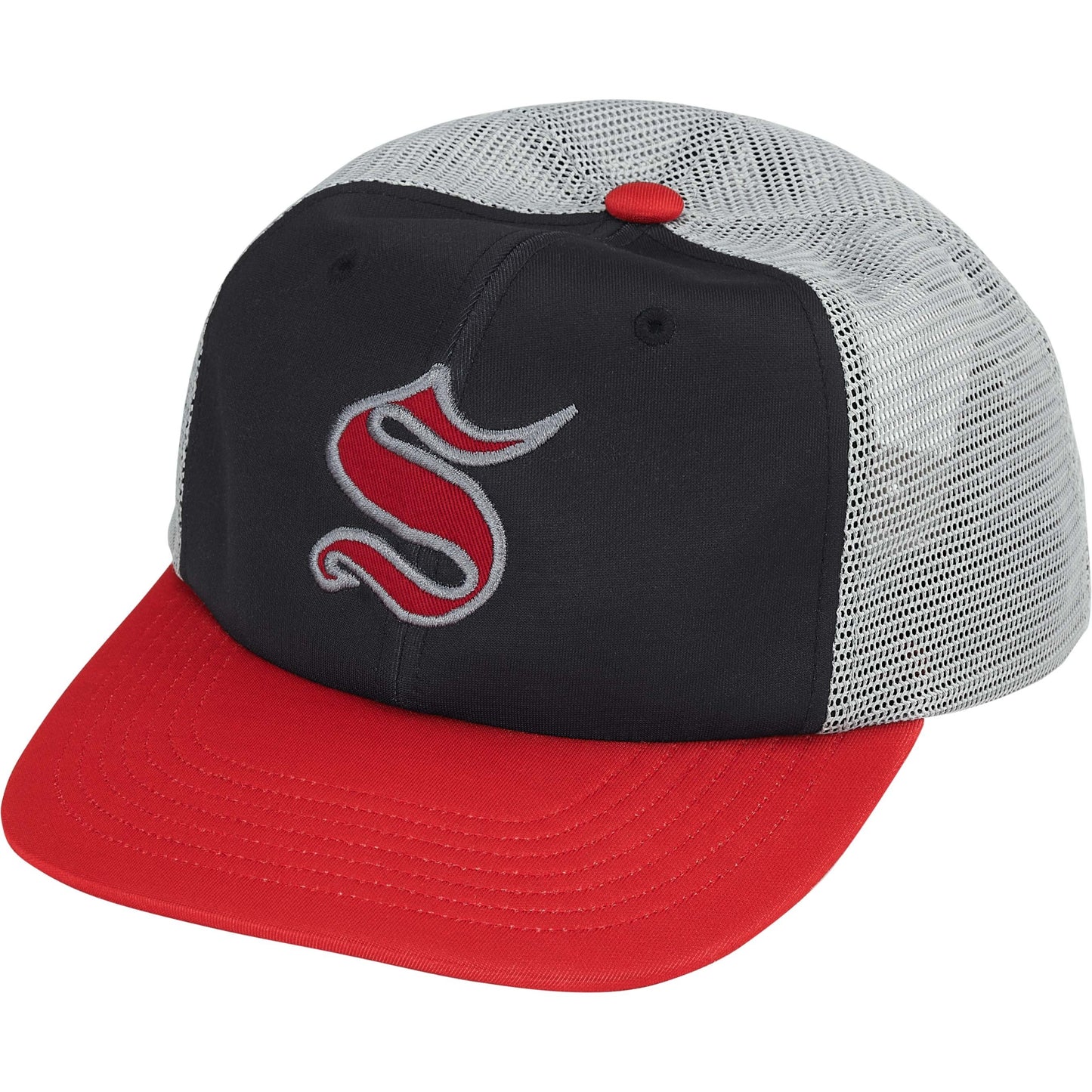 Gorro Supreme Contrast S Mesh Back 6-Panel Grey