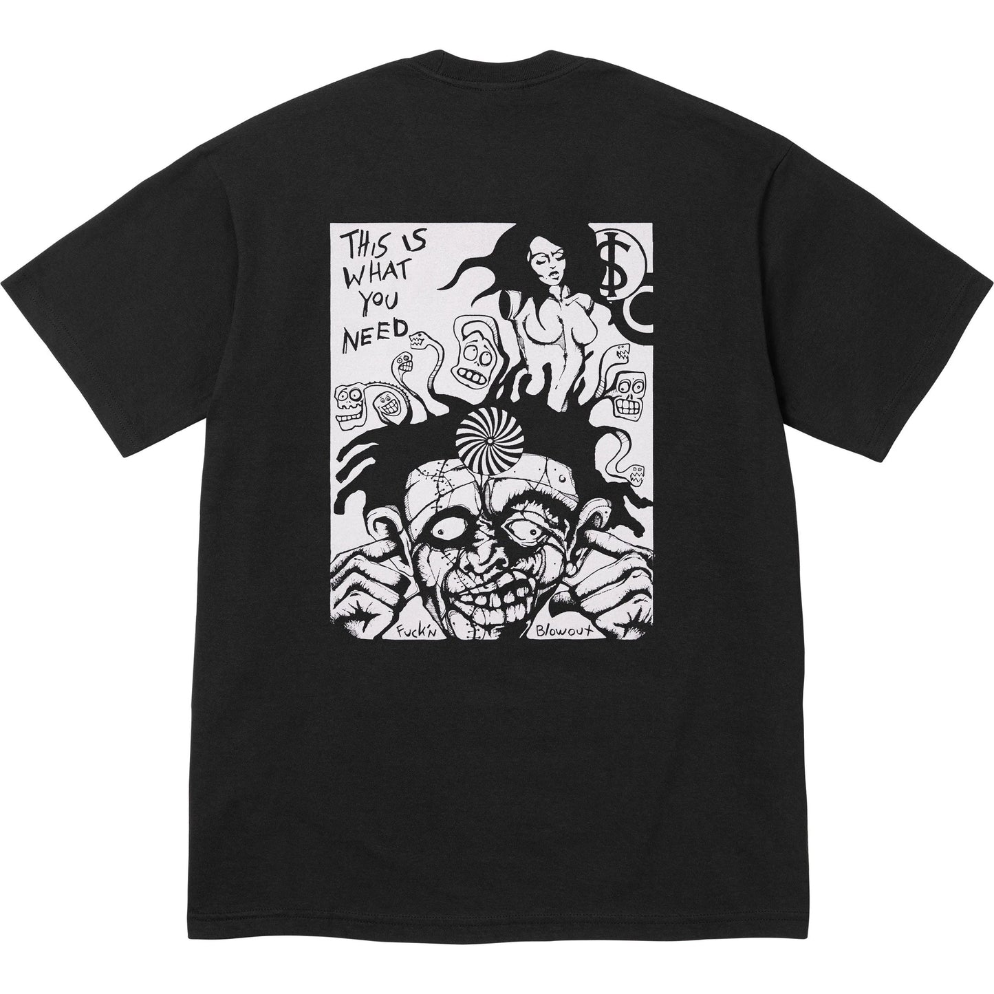Camiseta Supreme Fuckin Blowout Black