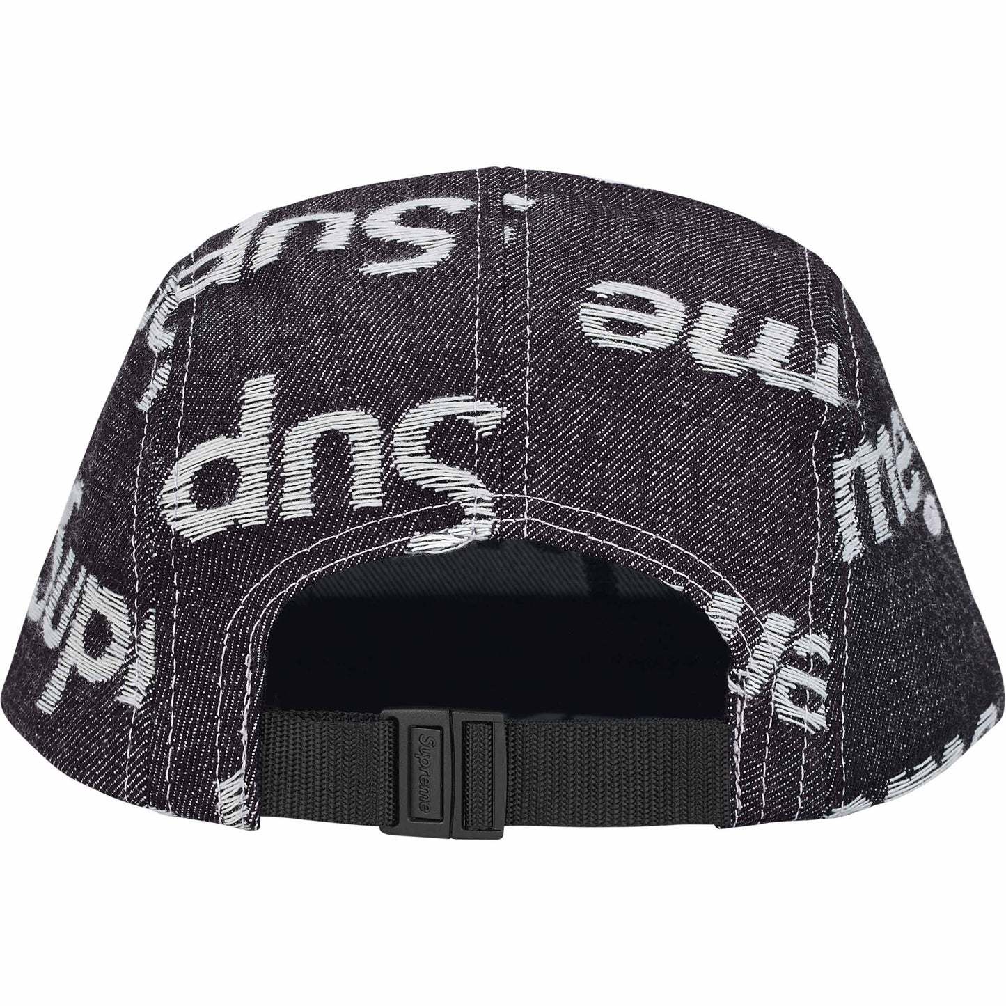 Gorro Supreme Jacquard Logos Denim Camp Rigid Indigo