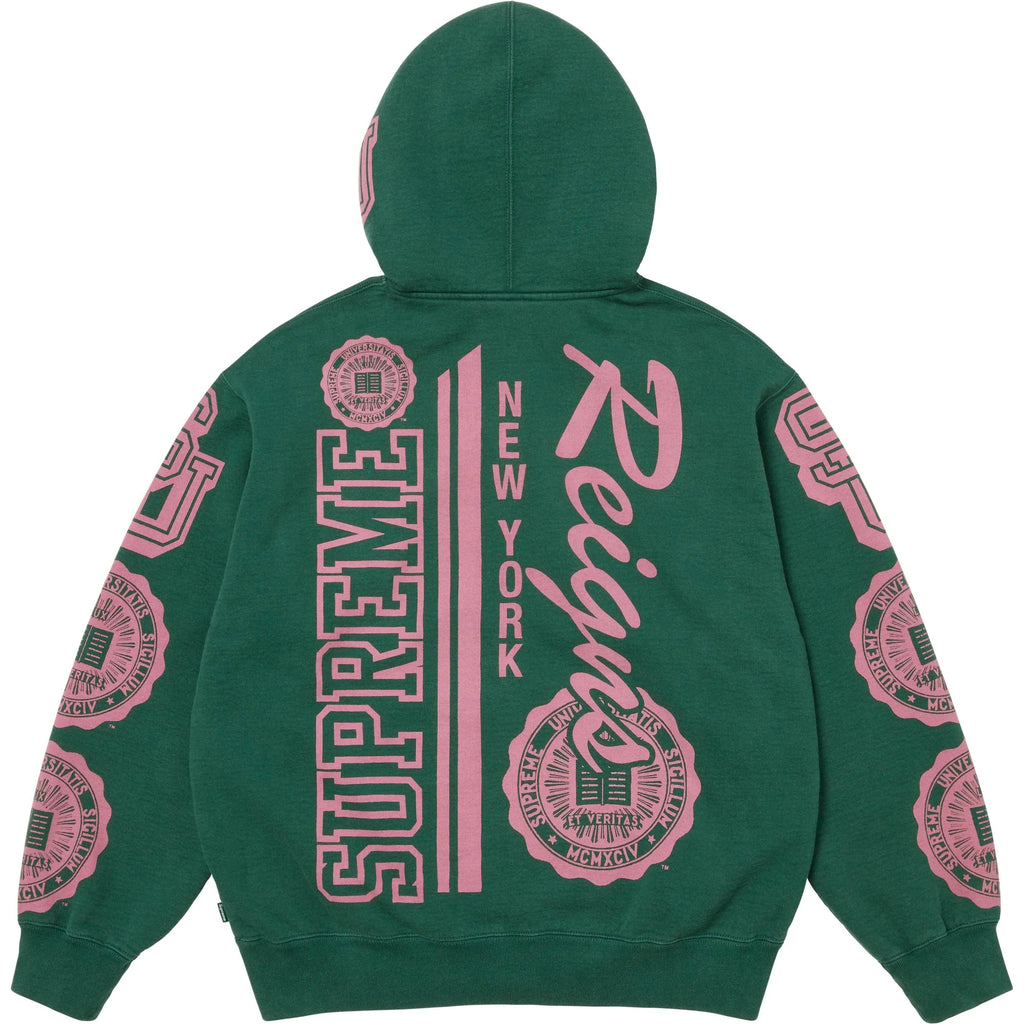 Campera Supreme Knowledge Reigns Zip Up Green