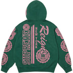 Campera Supreme Knowledge Reigns Zip Up Green