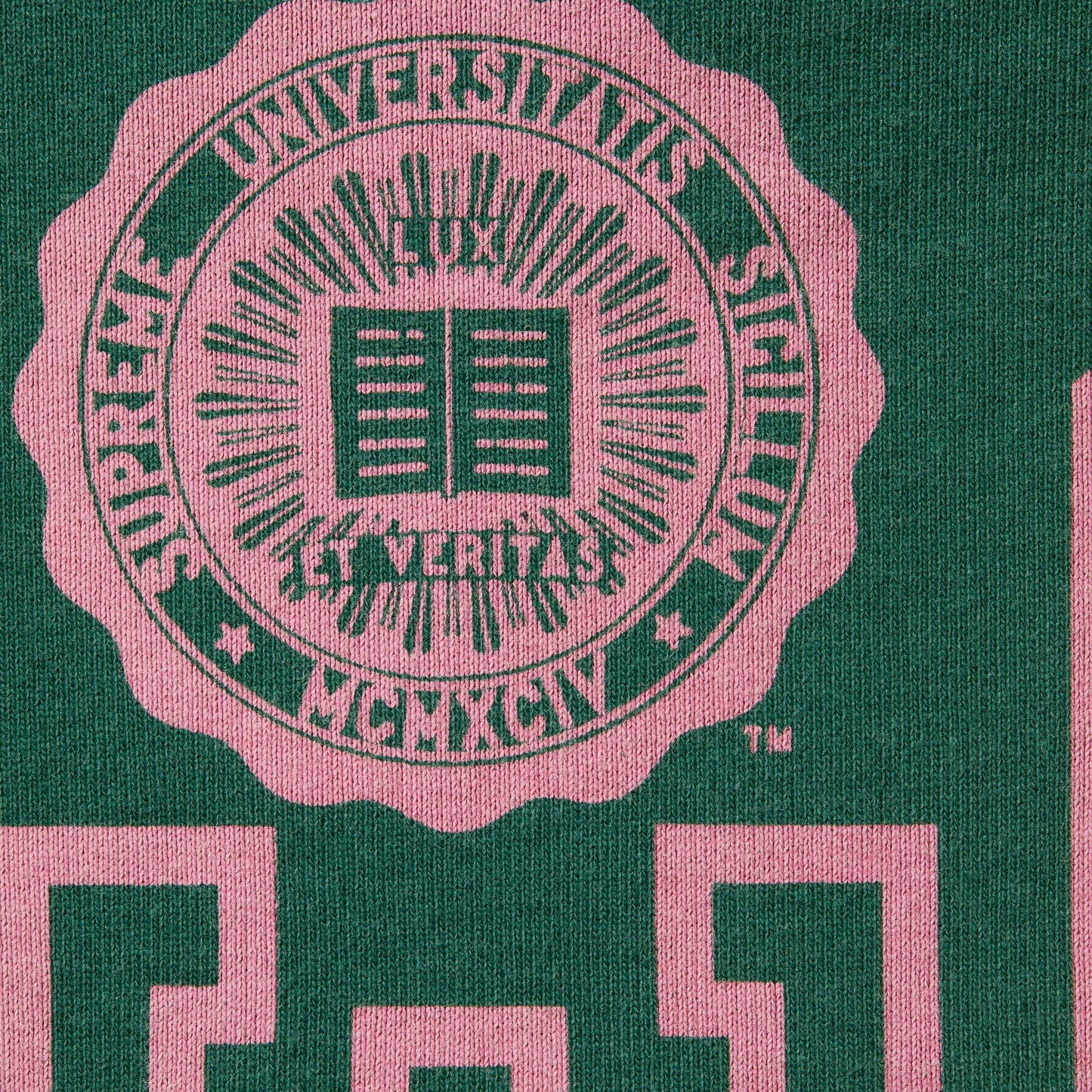 Campera Supreme Knowledge Reigns Zip Up Green