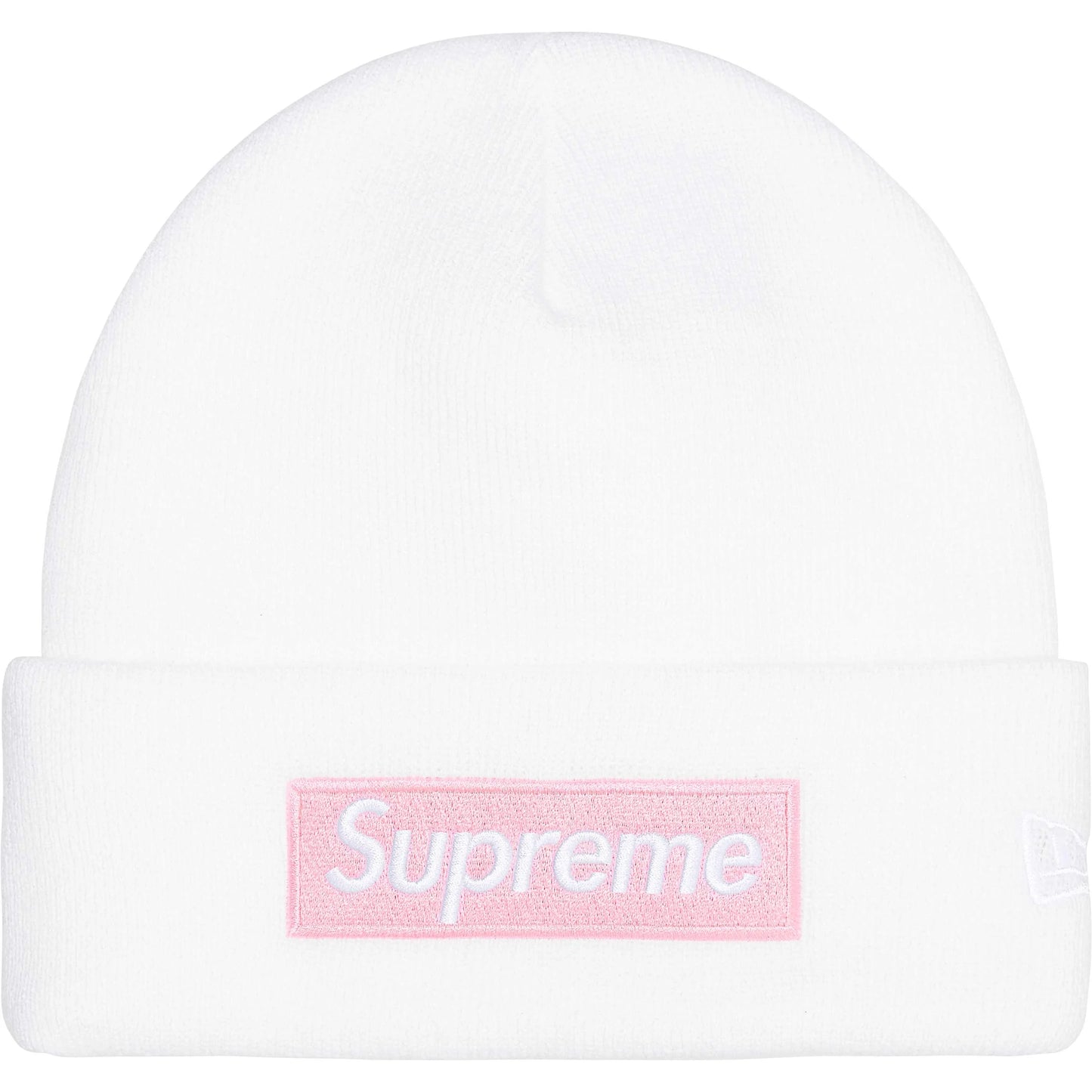 Gorro De Lana Supreme X New Era Box Logo White
