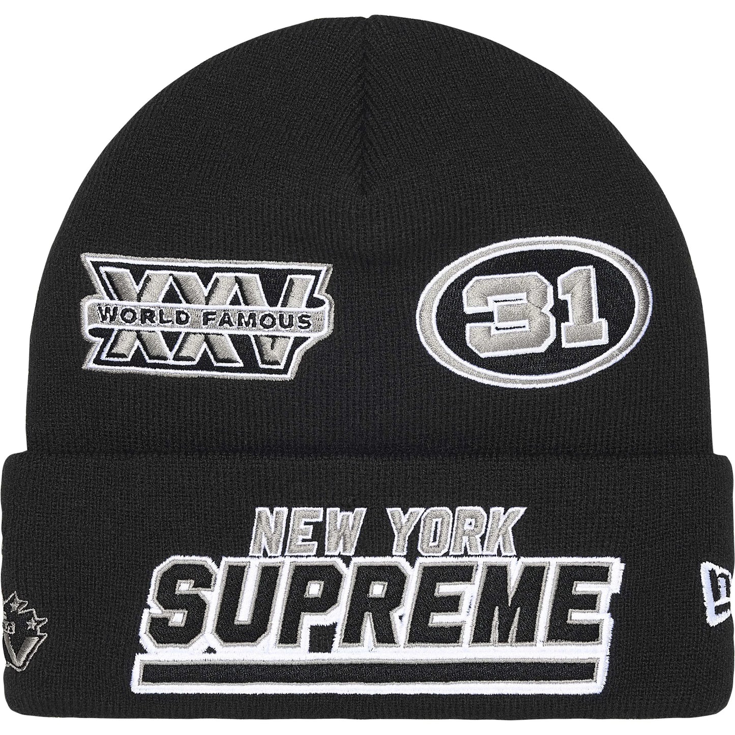 Gorro De Lana Supreme X New Era Football Black