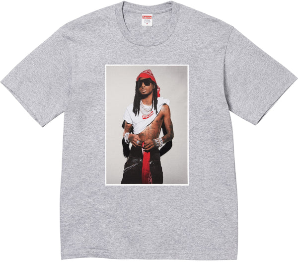 Camiseta Supreme X Playboi Carti Heather Grey