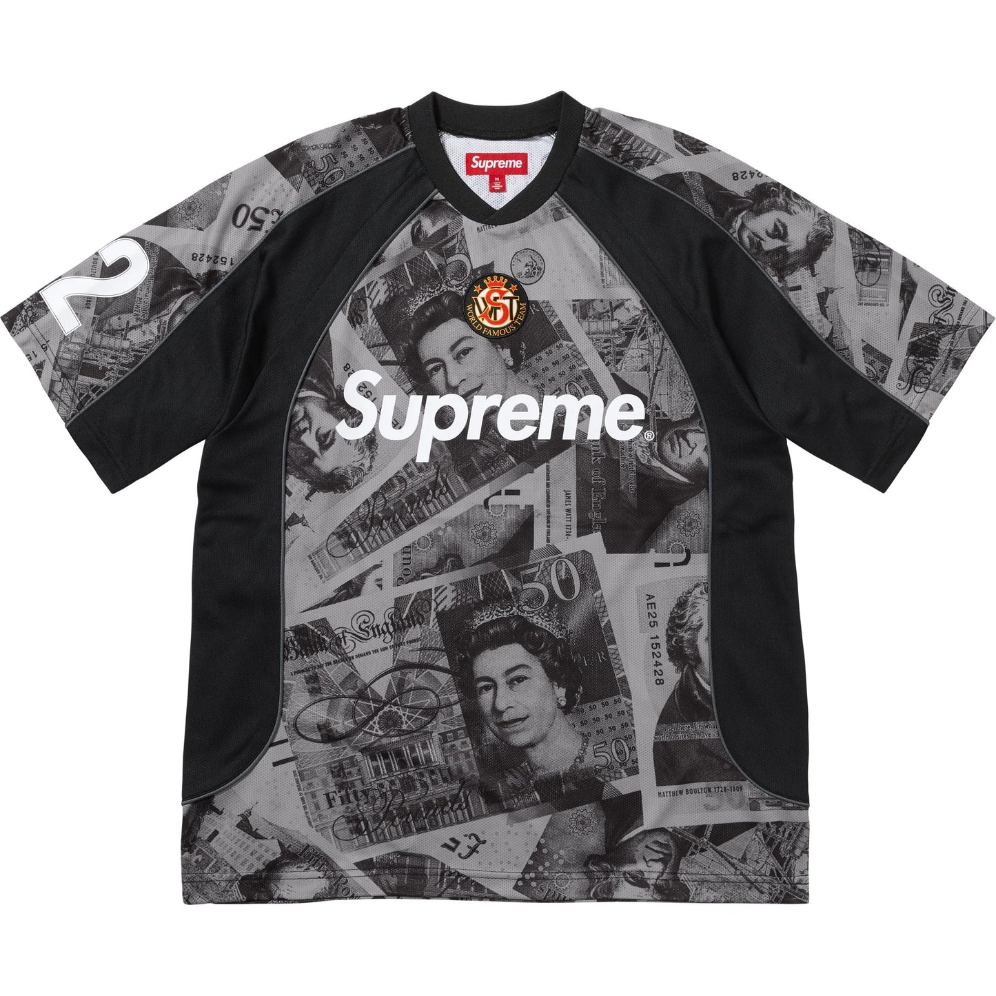 Camiseta Supreme Pounds Soccer Black