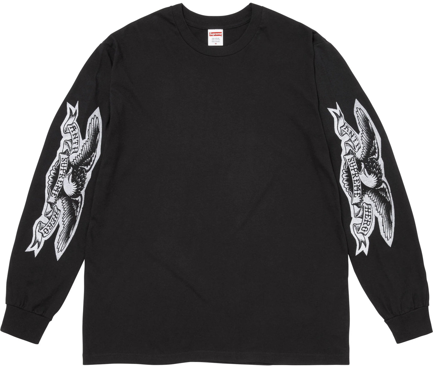 Camiseta Supreme X ANTIHERO Eagle Manga Larga Black
