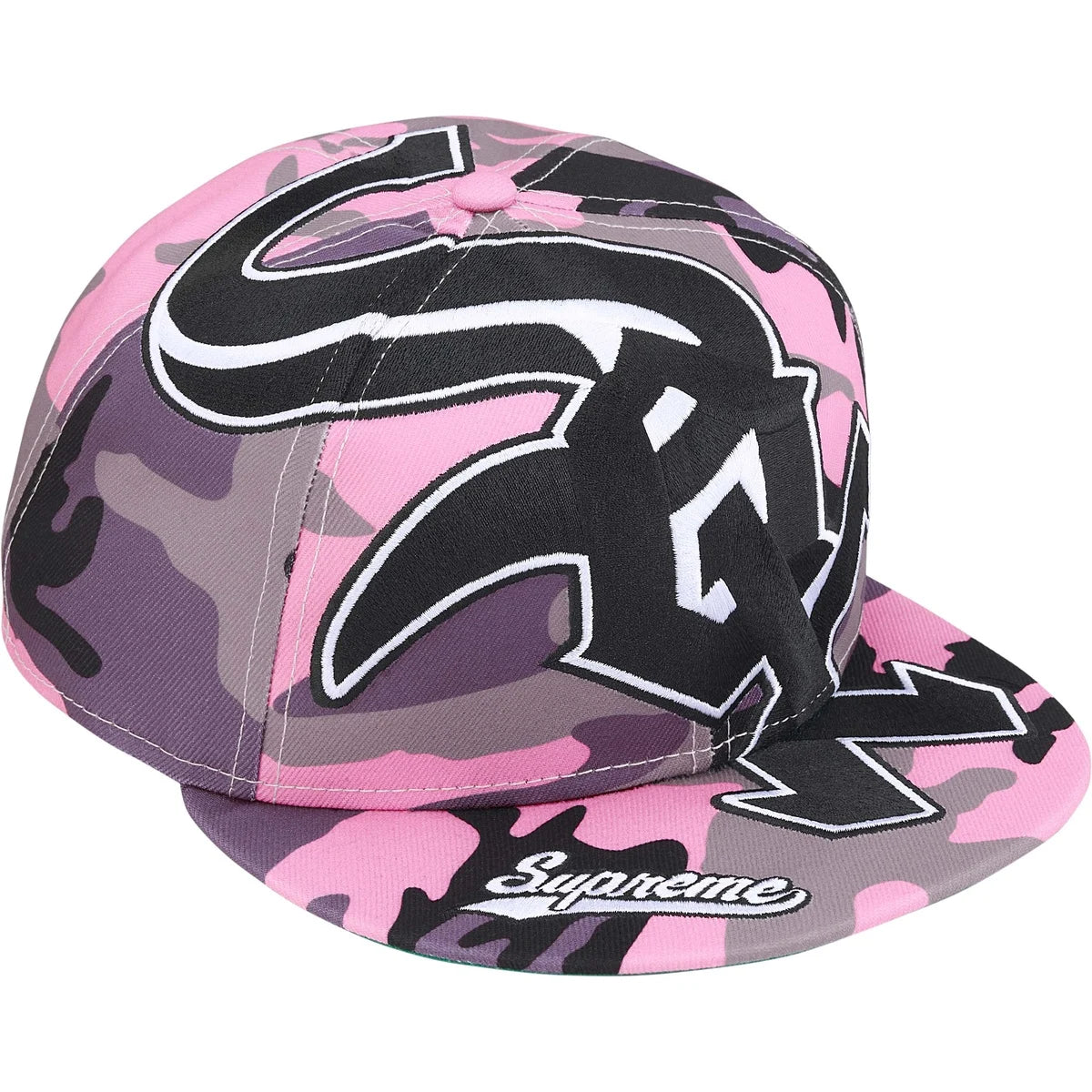 Gorro Supreme x New Era Chicago White Sox Adjustable Pink Camo