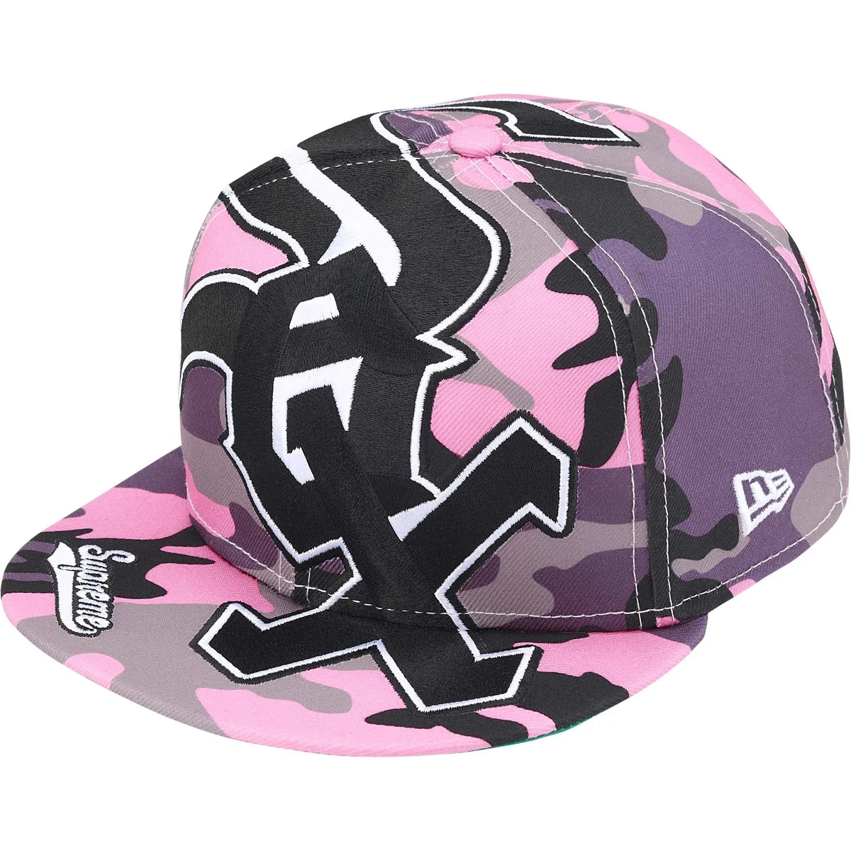 Gorro Supreme x New Era Chicago White Sox Adjustable Pink Camo