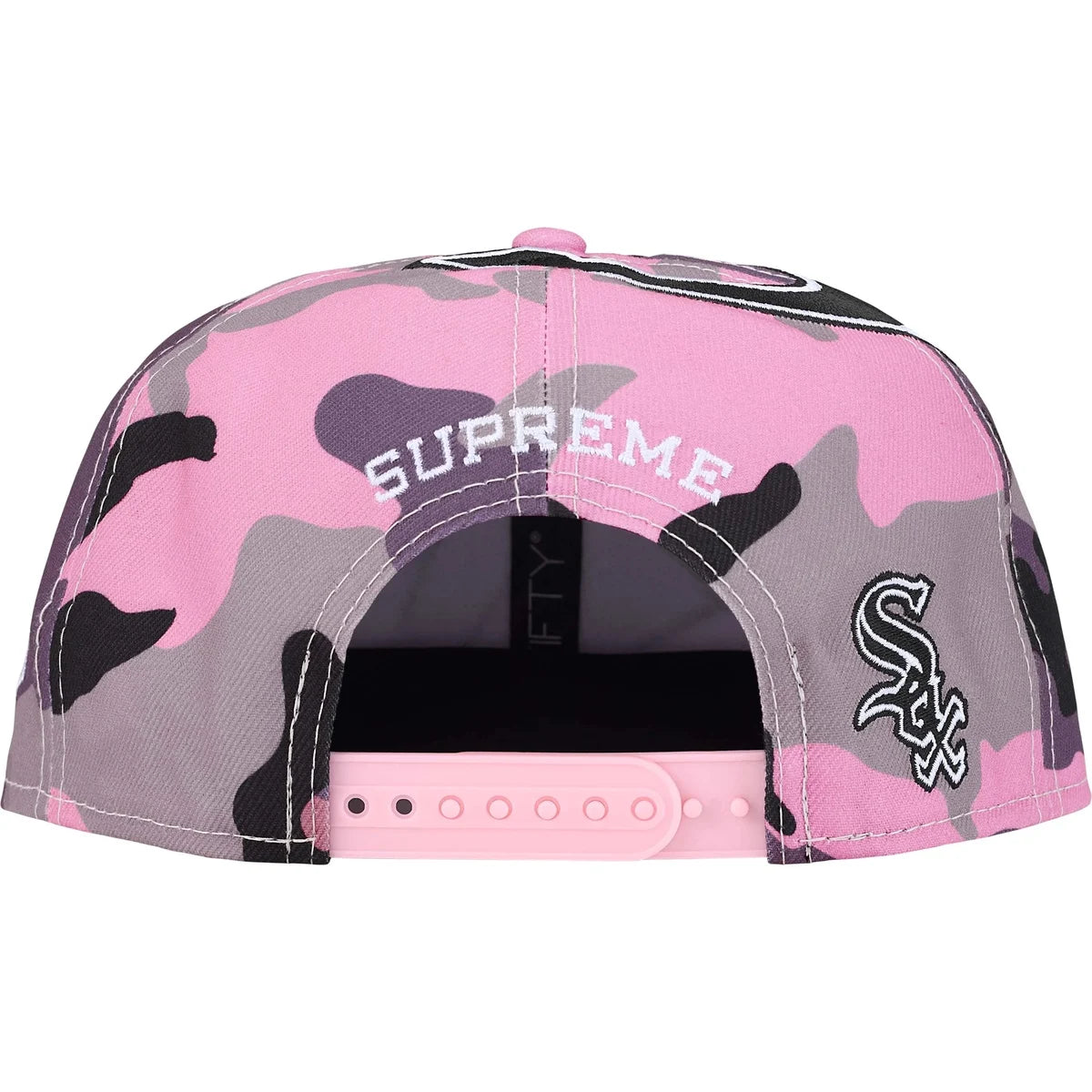 Gorro Supreme x New Era Chicago White Sox Adjustable Pink Camo