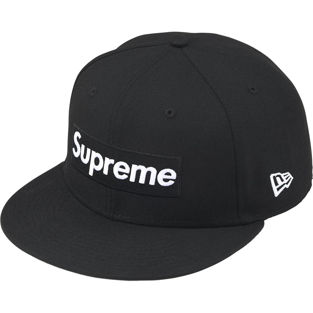 Gorro Supreme x New Era MLB Teams Box Logo White Sox Black