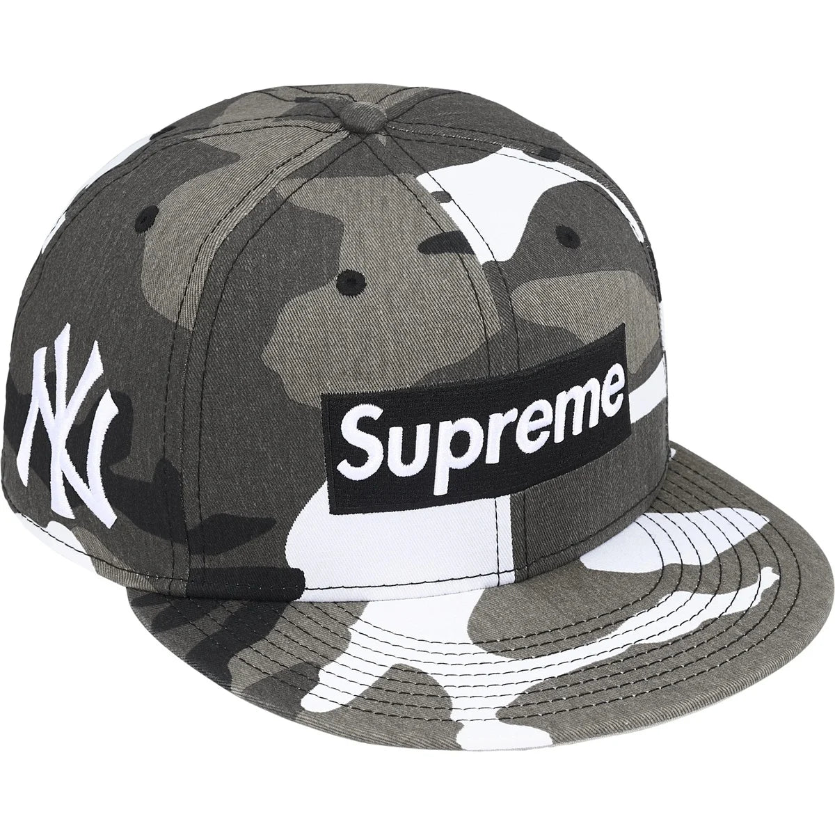 Gorro Supreme x New Era MLB Teams Box Logo New York Yankees Snowcamo