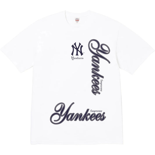 Camiseta Supreme X MLB Teams New York Yankees White