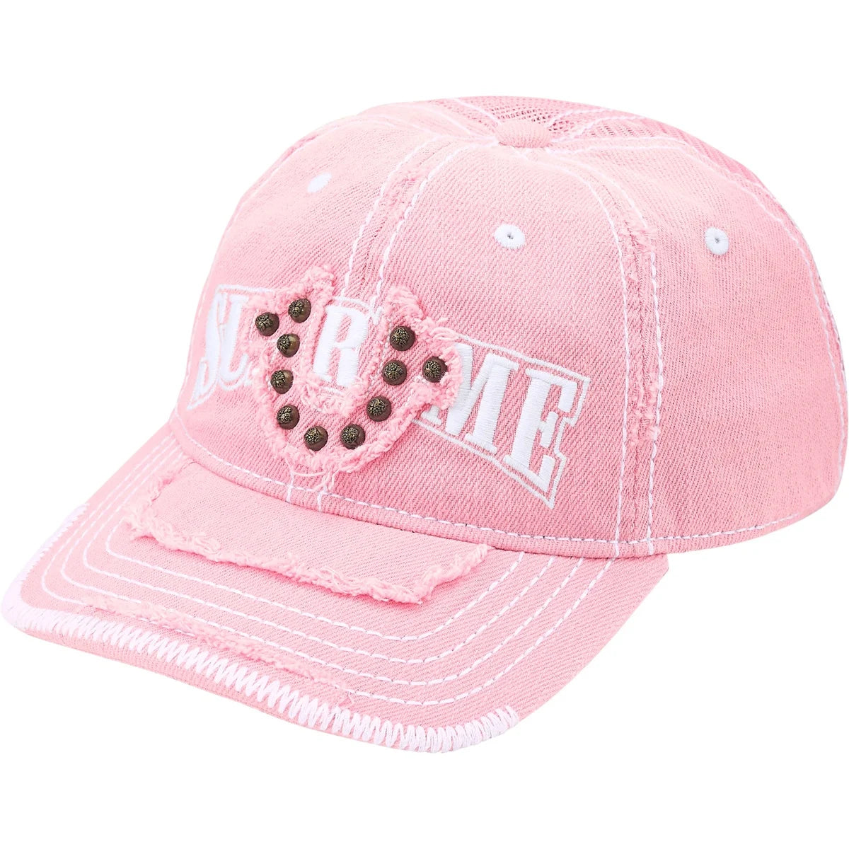 Gorro Supreme X True Religion Mesh Back 6-Panel Pink