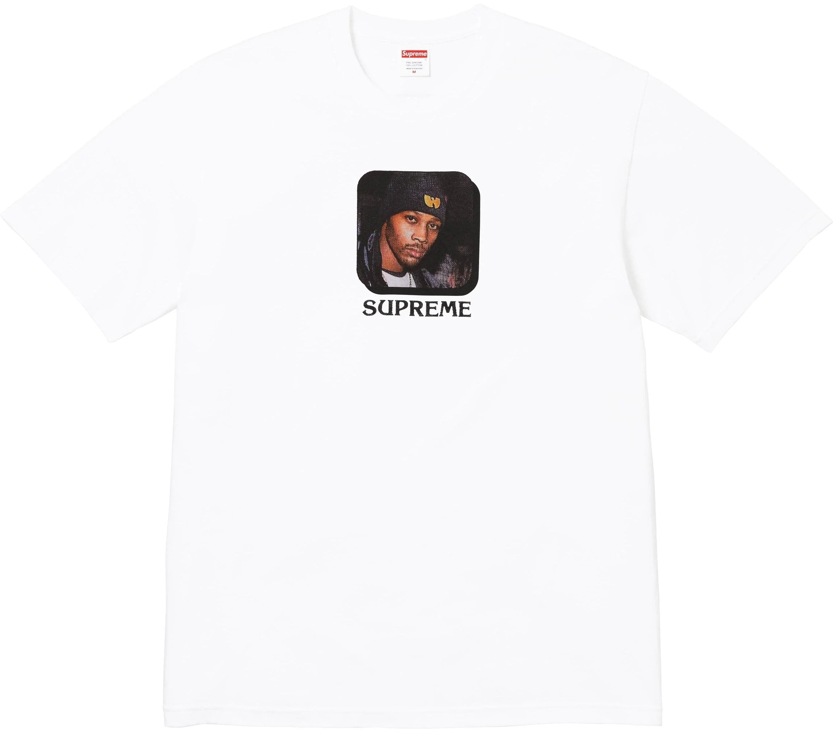 Camiseta Supreme X Wu-Tang Clan RZA White