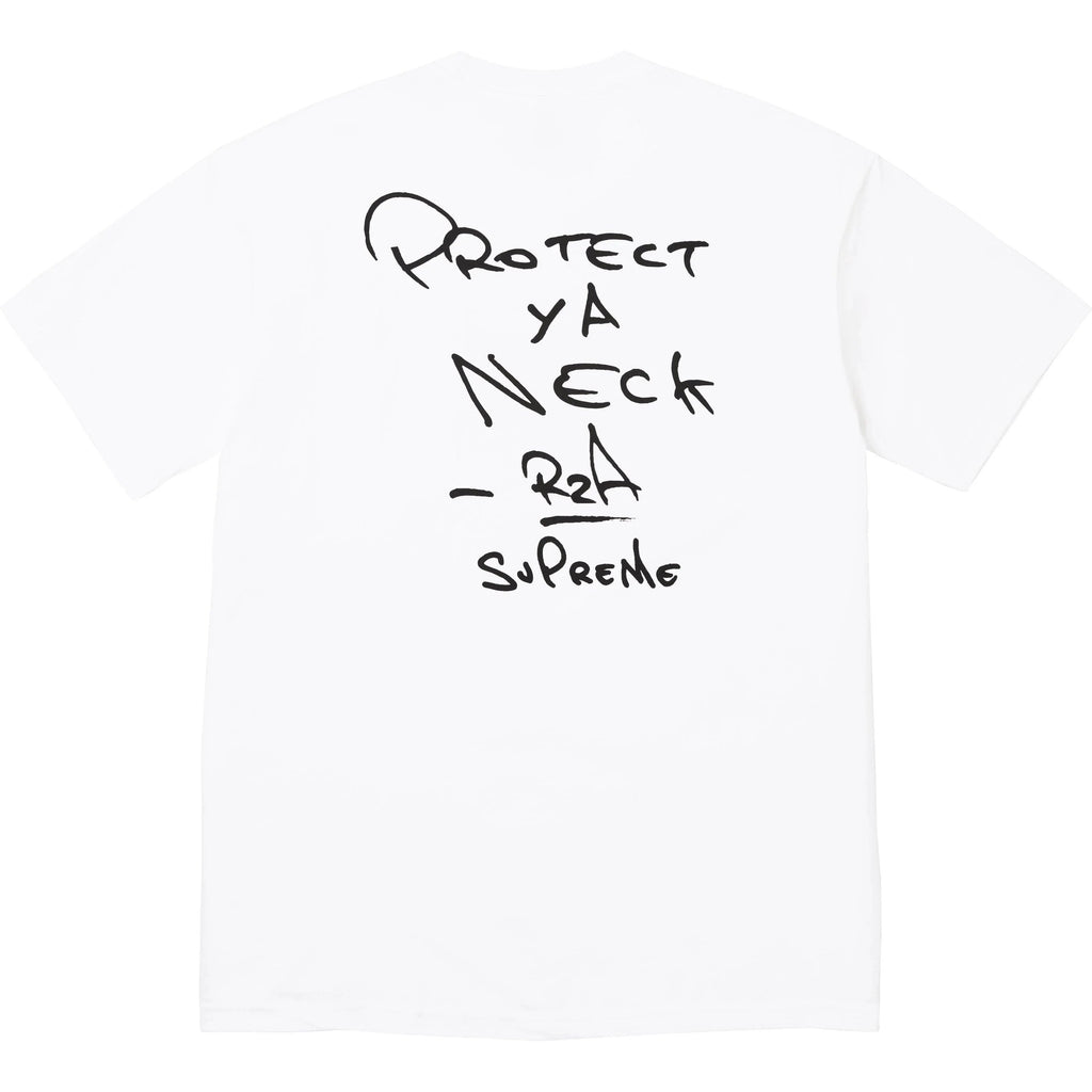 Camiseta Supreme X Wu-Tang Clan RZA White
